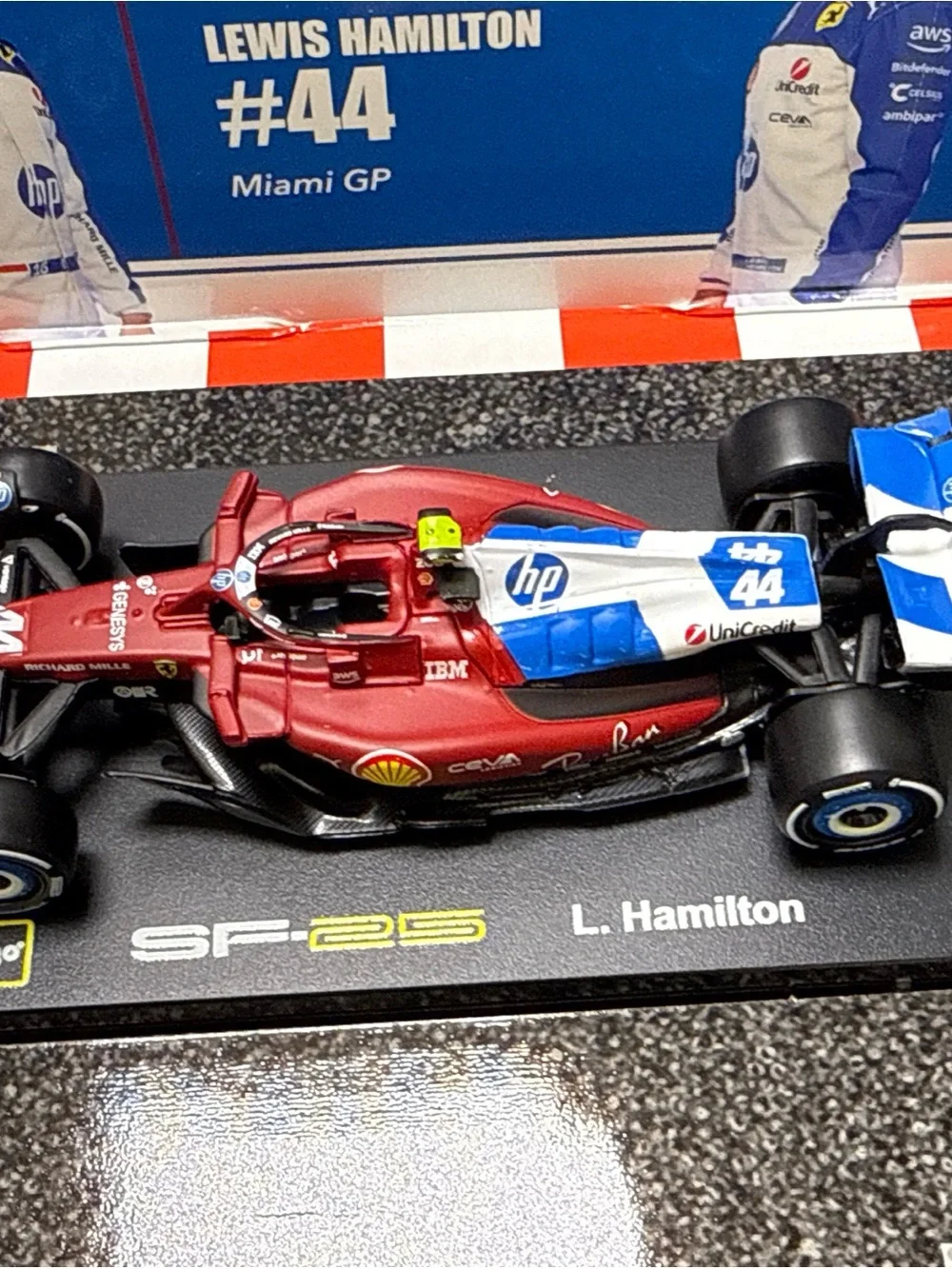 90 Formula Racing Car Toy - Red and Blue Die-Cast Model